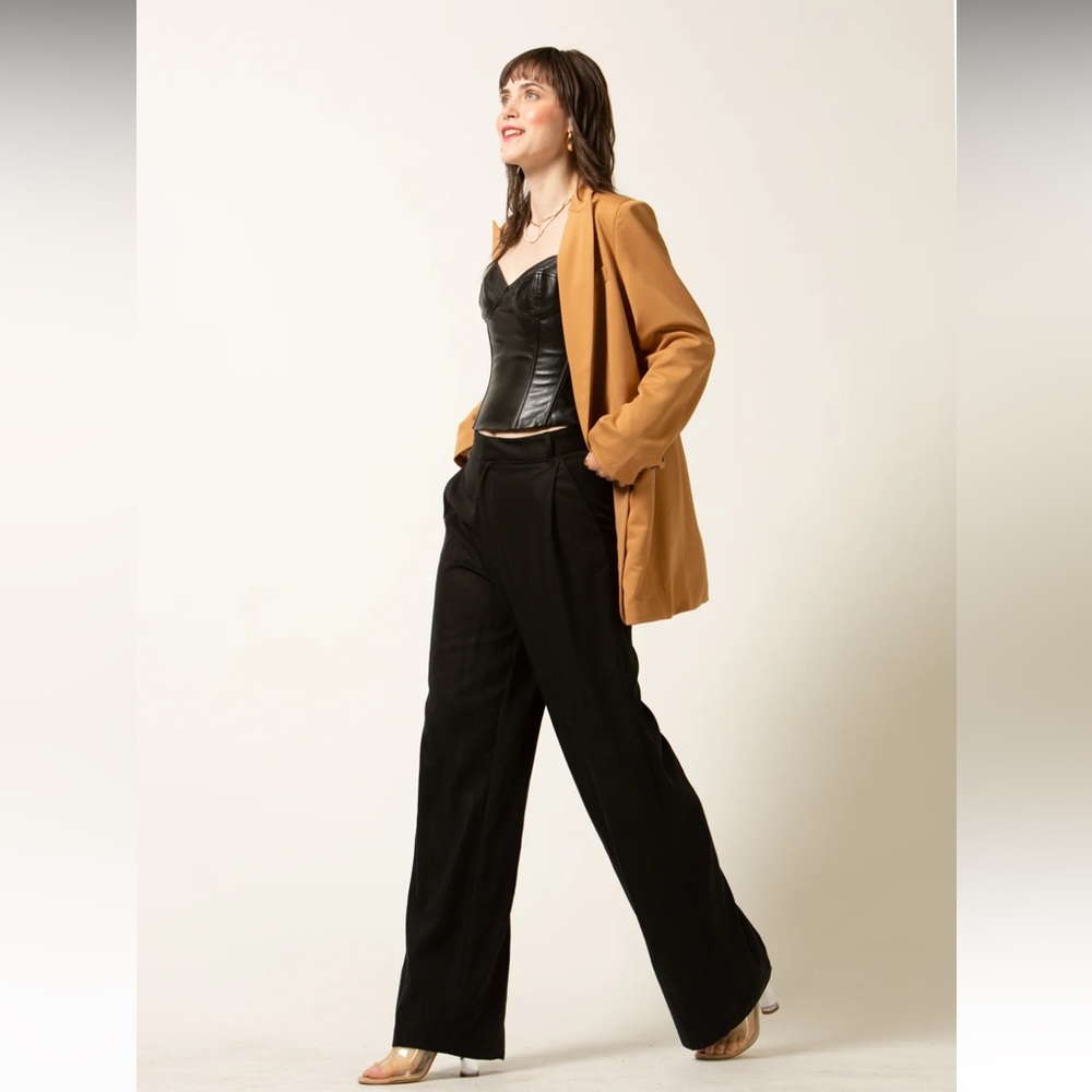 NWT French Mauve Elliot Blazer in Tan